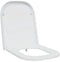 vidaXL - Snelle - Afneembare - Toiletbril - met - Zachte - Sluiting - Duroplast - Wit