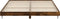vidaXL - Bedframe - bewerkt - hout - gerookt - eikenkleurig - 160x200 - cm