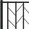 vidaXL - Hoofdbord - 90 - cm - metaal - zwart