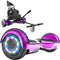Ampes Hoverboard - Bluetooth Speaker - 24V 4.0 Ah Accu - 12 km/h - UL2272 Gecertificeerd - LED Verlichting - Anti lek banden - Belastbaar tot 120KG - 6.5 Inch - Roze + Hoverkart carbon