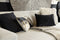 Dutch Decor FINN - kussenhoes 30x50 cm - velvet - zwart - met rits