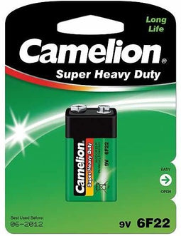 Camelion 6F22 - 9V blokbatterij - Alkaline 400 mAh