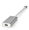 Nedis CCTB64550AL02 - USB-C naar Mini DisplayPort Adapter - 4K@60Hz - Zilver