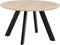 Eettafel Entiku Ø130cm - Mangohout Ashblond