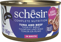 Schesir Kat Tonijn/Rund/Rijst - 14 x 85 g