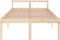 vidaXL - Seniorenbed - massief - grenenhout - 120x200 - cm