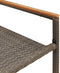 vidaXL - Stapelbare - Tuinstoelen - 2 - stuks - Grijs - Poly - Rattan