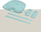DUOD URBAN IKI - Achterzitje - Stylingset met kussentje en schouderbandjes - Light Blue