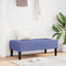 vidaXL - Ligbed - Jeans - Blauw - 113x57x39 - cm - Stof