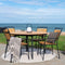 House Nordic Cleveland - Eettafel - Teakhout met metalen onderstel - Naturel (2-4 personen)