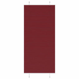 vidaXL - Plissé - rolgordijn - 85x200 - cm - stofbreedte - 84,4 - cm - bordeauxrood
