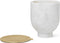 Ferm Living - Alza Ice Bucket - Ijsemmer - Marmer - Wit