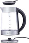 alpina Waterkoker met Temperatuurregeling 0.8L - Glazen Waterkoker 230V - Waterkoker met Warmhoudfunctie - Temperatuur van 50°C tot 100°C - Automatisch Uitschakelen - Glas/RVS - Zilver