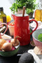 CABANAZ - schenkkan, keramiek, PITCHER, 1.6 liter, rood