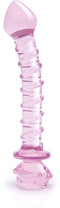Zwarte Dildo Dream Toys Glaze Glass Roze
