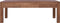 vidaXL - Salontafel - 110x60x40 - cm - massief - teakhout