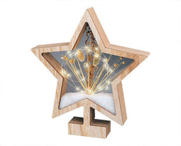Kerstster 4 x 26 x 28 cm LED Licht