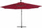 vidaXL - Zweefparasol - met - aluminium - paal - 350 - cm - bordeauxrood