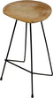 HSM Collection Barkruk - teak/ijzer