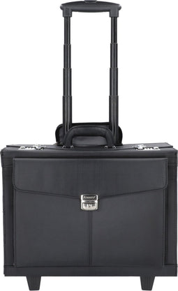Alassio pilotenkoffer - ROCCA II - microvezel - zwart - JU-45034