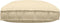 vidaXL - Ligbedkussen - voor - Zitvlak - Beige - 120x80x12 - cm - Oxford - Stof