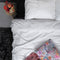 Melli Mello Little white groin Duvet cover White - 200x200/220 CM (+70X60CM pillowcase 2pcs.)