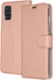 Accezz Samsung Galaxy A51 - Wallet Softcase Bookcase - 3 pashouders - Roze
