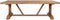 house nordic volos tuintafel - 100x240 x75 cm