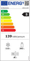 LG GBBS322BPY - Koel-vriescombinatie - 375L- RVS