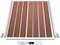vidaXL - Schuttingpanelenset - 353x146 - cm - HKC - bruin