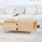 vidaXL - Salontafel - 90x50x36,5 - cm - bewerkt - hout - sonoma - eikenkleurig