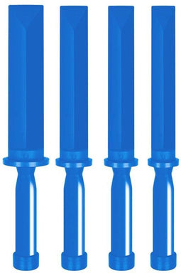 ProPlus Schraper set kunststof - 4 delig - slagvast nylon - diverse breedtes