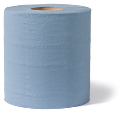 Poetspapier | 2-laags | 20cm | 130m | papier | blauw | 6 stuks