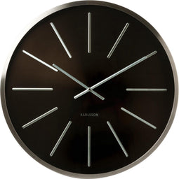 Karlsson Maxiemus Numbers Klok - Zilver