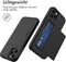 imoshion Hoesje Geschikt voor iPhone 12 Pro Max Hoesje - Ruimte voor 2 pasjes - imoshion Backcover met pasjeshouder - Zwart