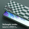 Selencia Hoesje Geschikt voor Samsung Galaxy S21 FE Hoesje Met Koord - Selencia Siliconen design hoesje met afneembaar koord - Groen / Irregular Check Green