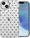 imoshion Hoesje Geschikt voor iPhone 14 Hoesje Siliconen - imoshion Design hoesje - Transparant / Hearts All Over Black