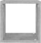 vidaXL - Wandschappen - kubus - 6 - st - 26x15x26 - cm - betongrijs
