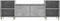 vidaXL - Tv-meubel - 160x35x55 - cm - bewerkt - hout - betongrijs