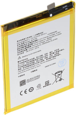 Batterij geschikt voor OPPO A91, Li-Polymer, 3.87V, 4025mAh, 15.6Wh, zonder gereedschap