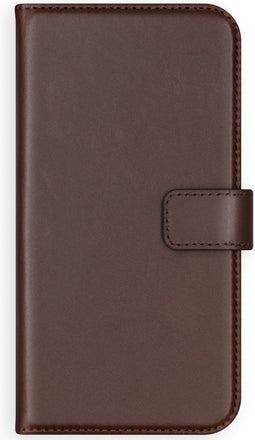 Selencia Hoesje Geschikt voor OnePlus 7 Hoesje Met Pasjeshouder - Selencia Echt Lederen Bookcase - Bruin
