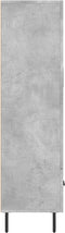 vidaXL - Hoge - kast - 69,5x31x115 - cm - bewerkt - hout - betongrijs