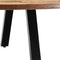 vidaXL - Salontafel - ovaal - 120x60x30 - cm - massief - gerecycled - teakhout