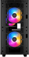 DeepCool Matrexx 40 3FS - Mini tower PC behuizing - 3x120mm RGB Tricolor - Zwart