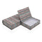 Decoratieve Doos Versa Canvas Hout MDF Boek