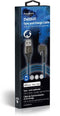 Nedis GCTB39300AL10 - Data- en oplaadkabel - 180° draaibare aansluiting - Blauw Zwart