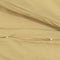 vidaXL - Dekbedovertrekset - lichtgewicht - 155x220 - cm - microvezel - taupe