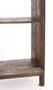 Sondrio wandkast open - hout mat donkerbruin