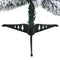 vidaXL - Kunstkerstboom - met - verlichting - en - sneeuw - 45 - LED's - 90 - cm