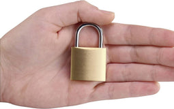 Basetech 1619408 Hangslot 32 mm Messing Sleutelslot